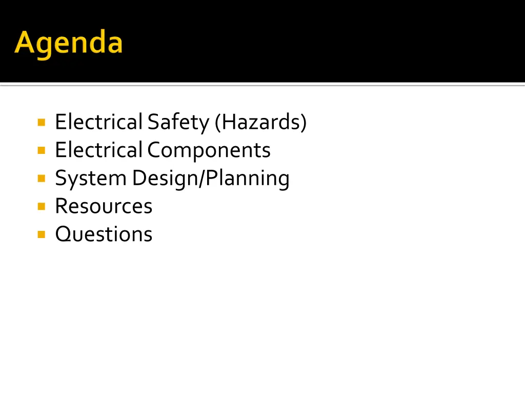electrical safety hazards electrical components