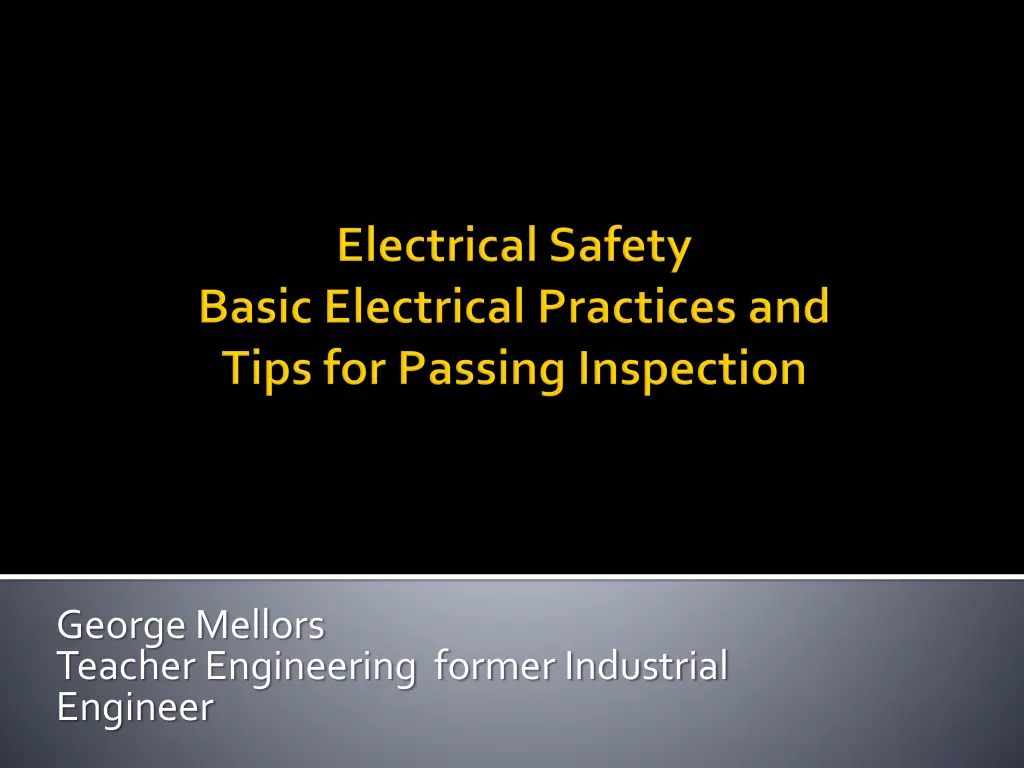 george mellors teacher engineering former