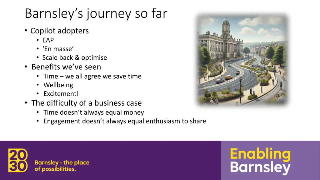 barnsley s journey so far copilot adopters