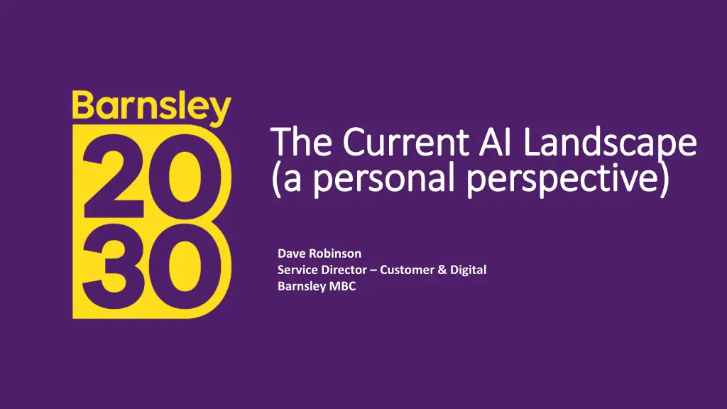 the current ai landscape the current ai landscape