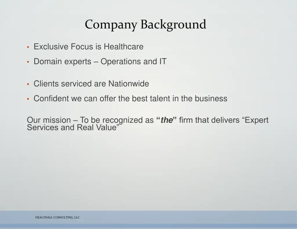 company background