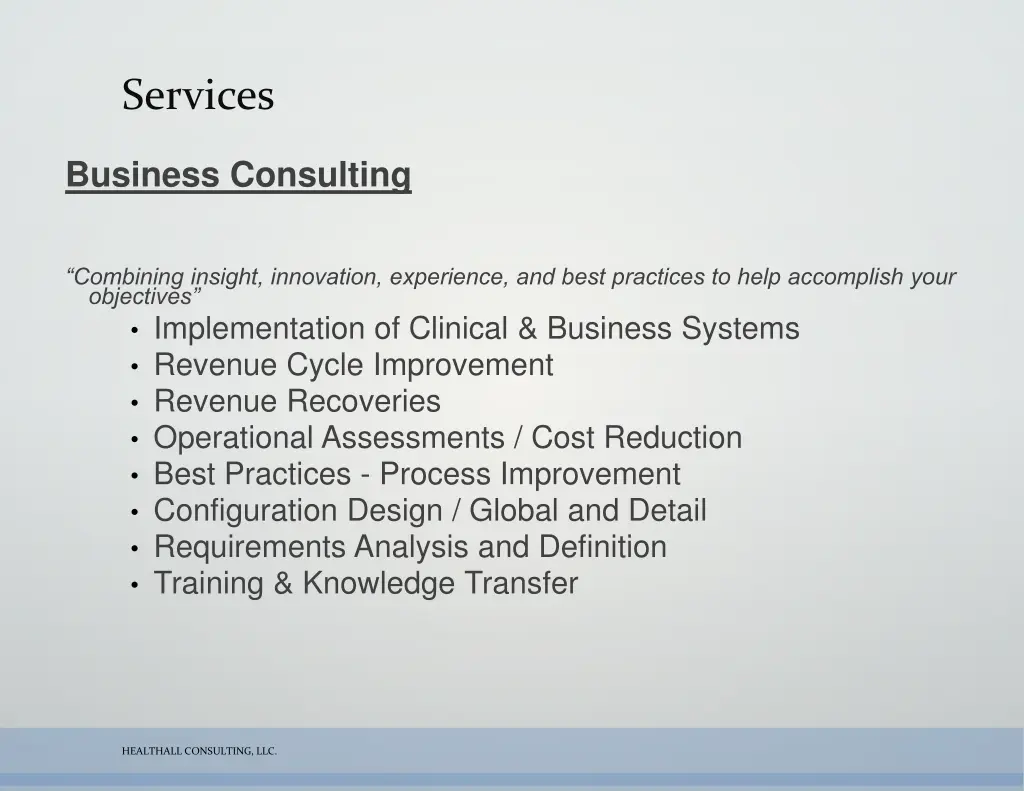 services