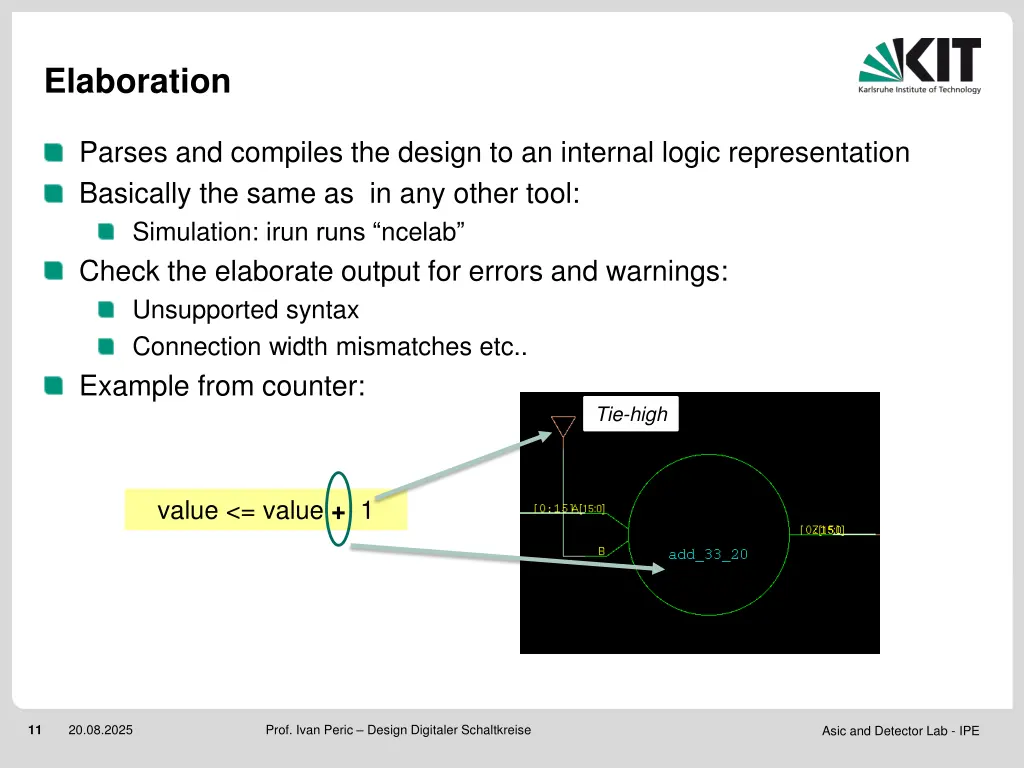 elaboration