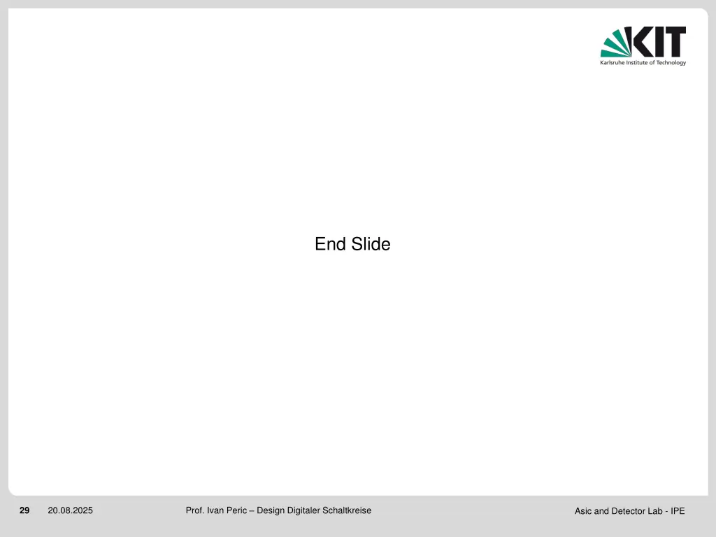 end slide