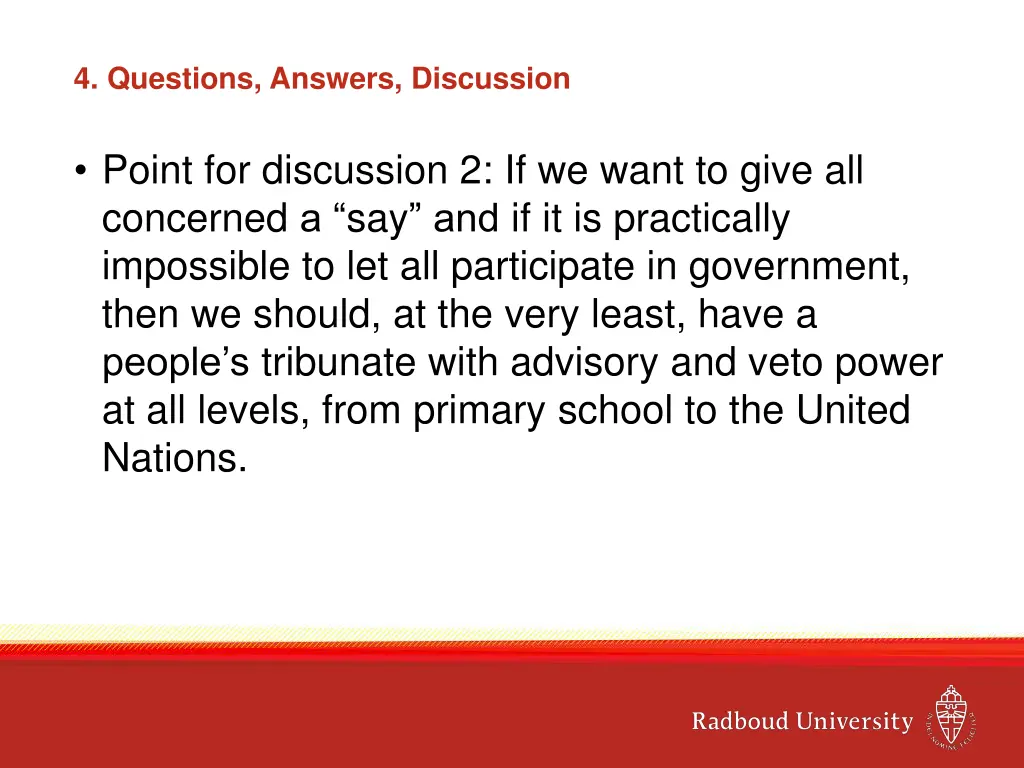 4 questions answers discussion 1