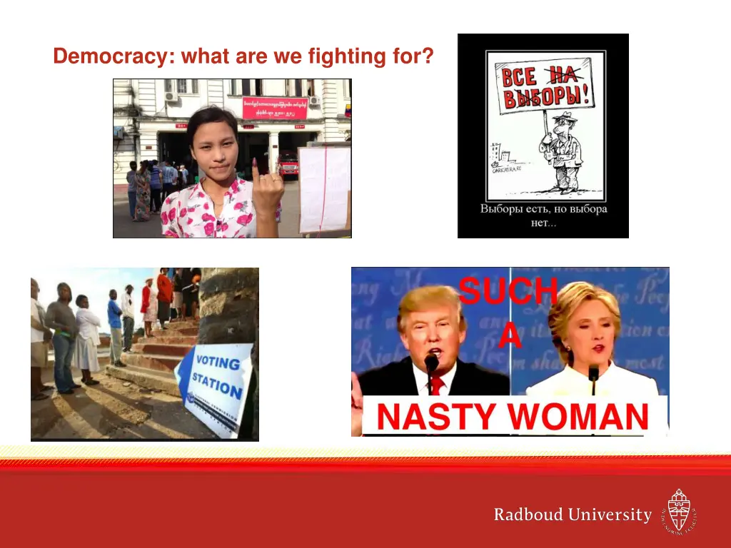 democracy what are we fighting for