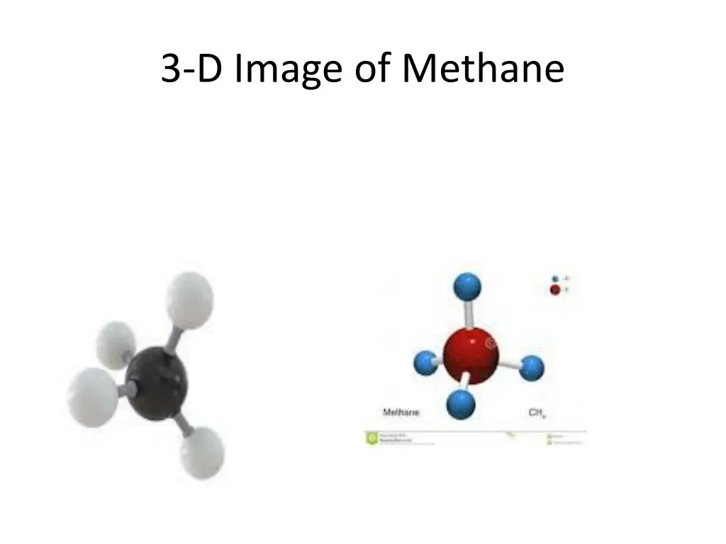 3 d image of methane