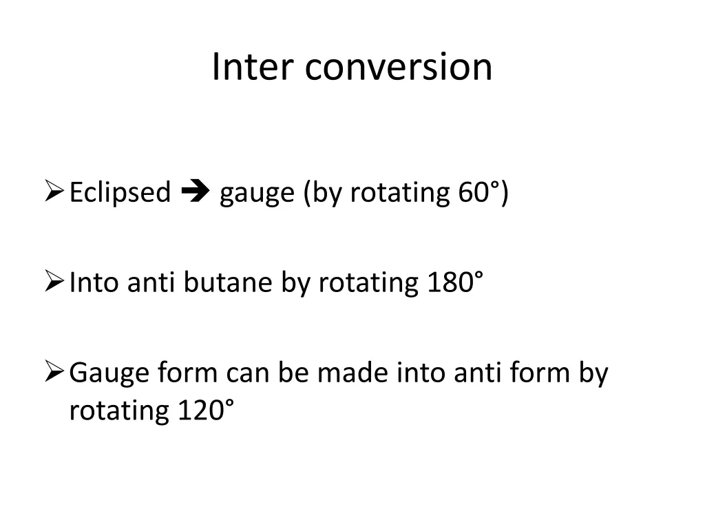 inter conversion
