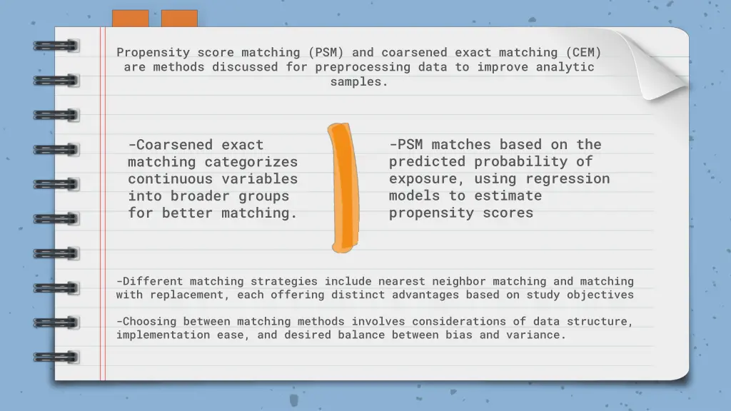 propensity score matching psm and coarsened exact