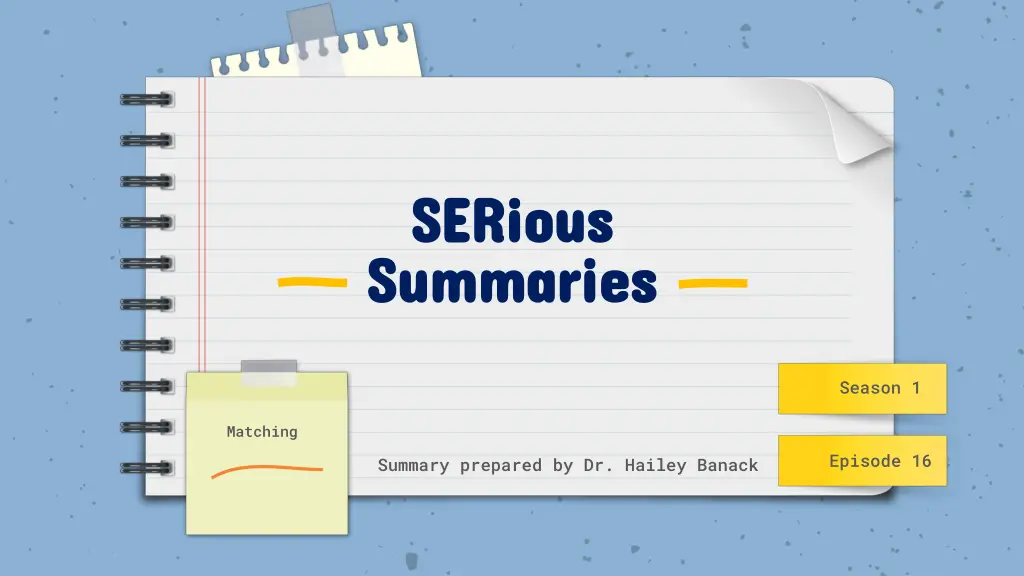serious serious summaries summaries