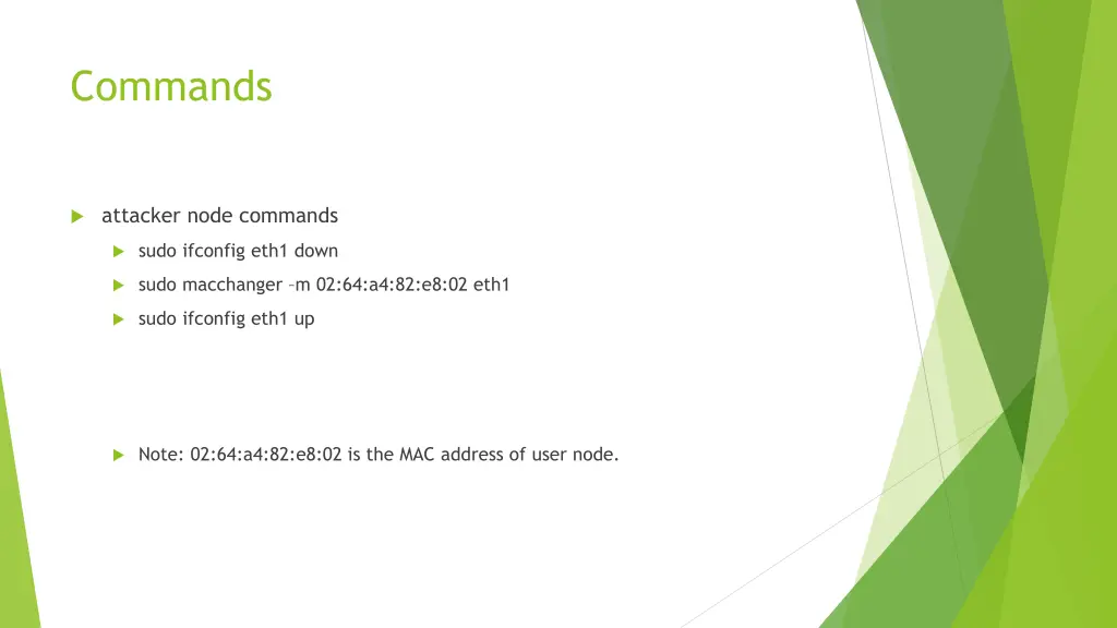 commands