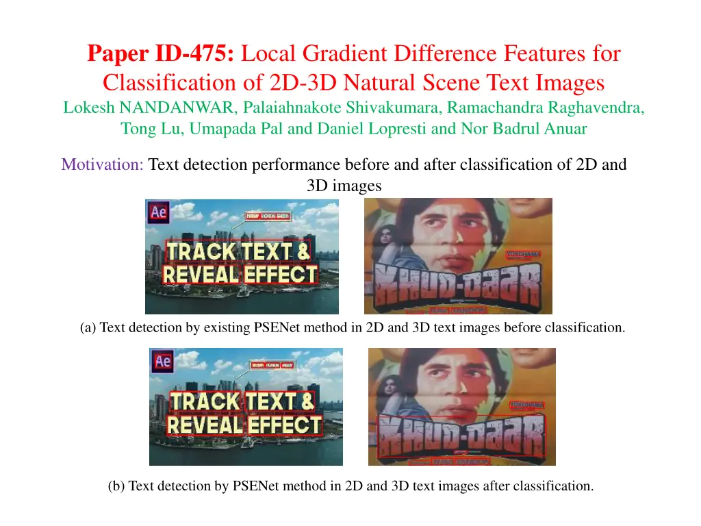 paper id 475 local gradient difference features