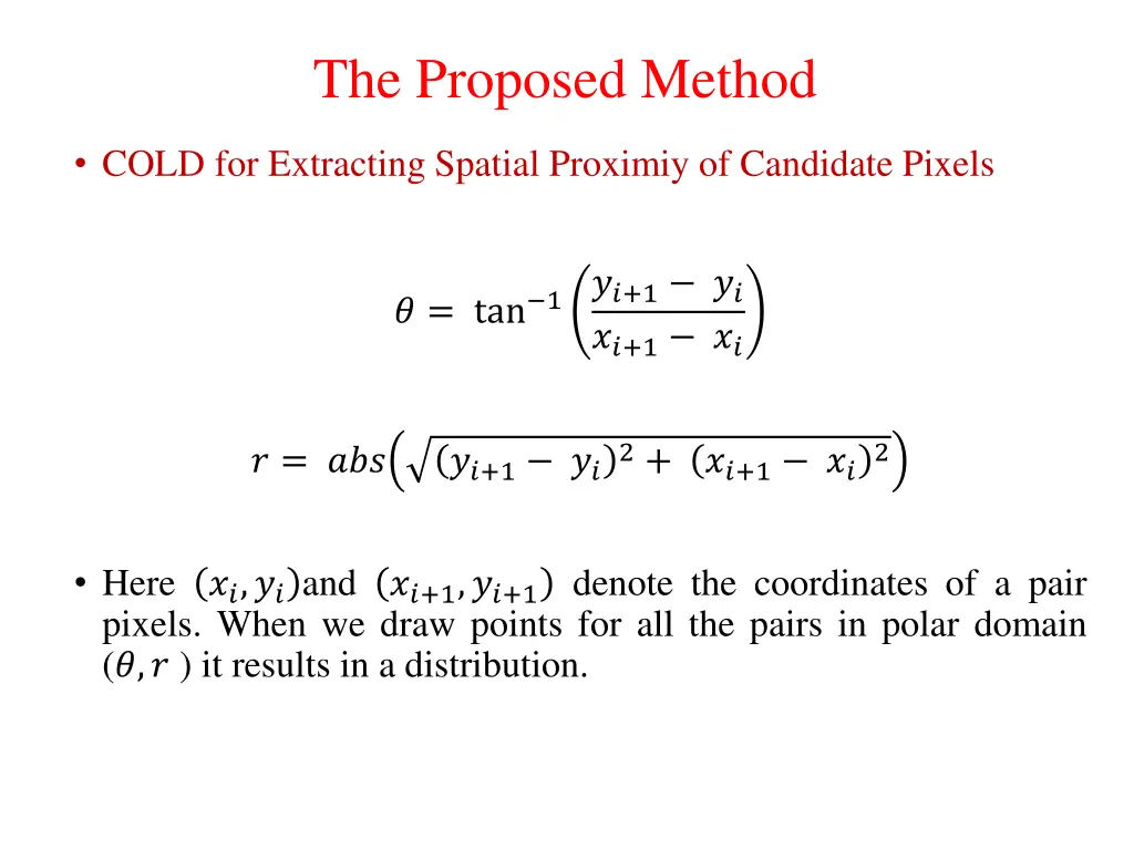 the proposed method 3