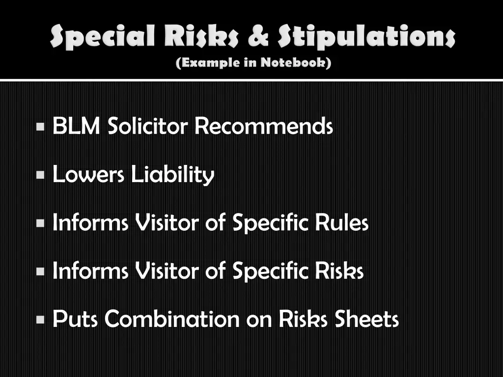 blm solicitor recommends