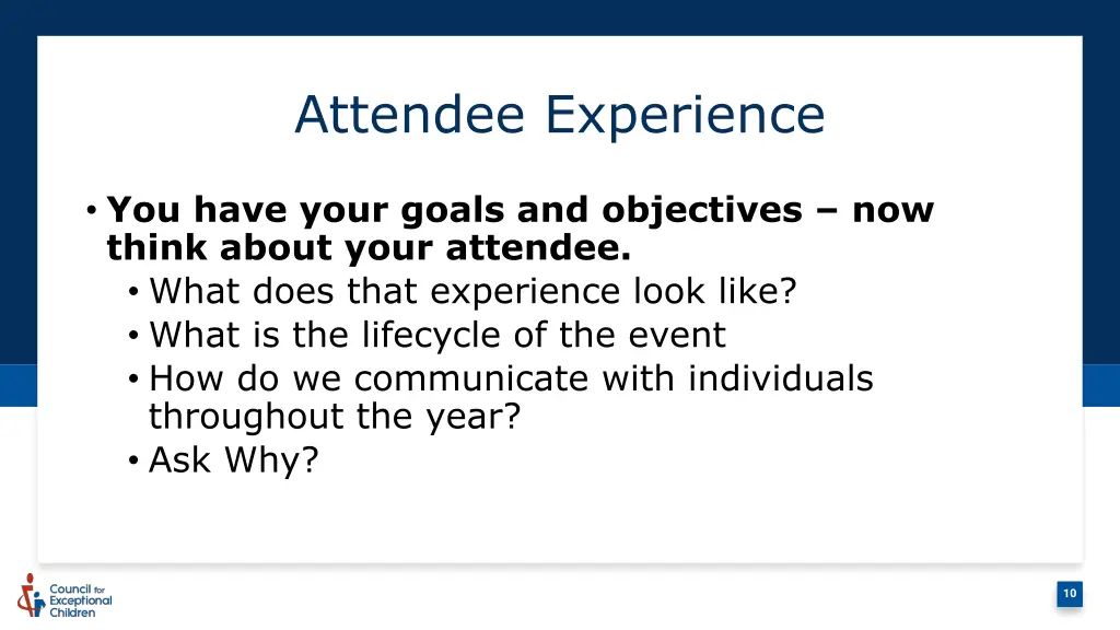 attendee experience