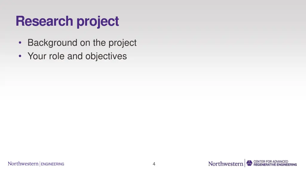 research project