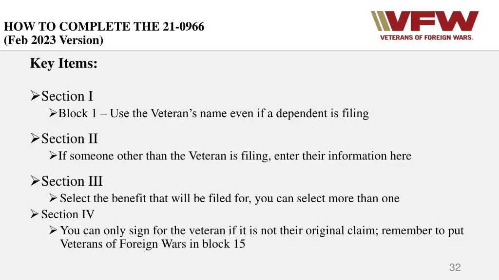 how to complete the 21 0966 feb 2023 version