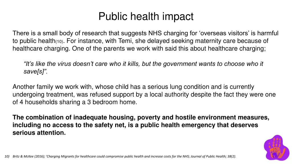 public health impact