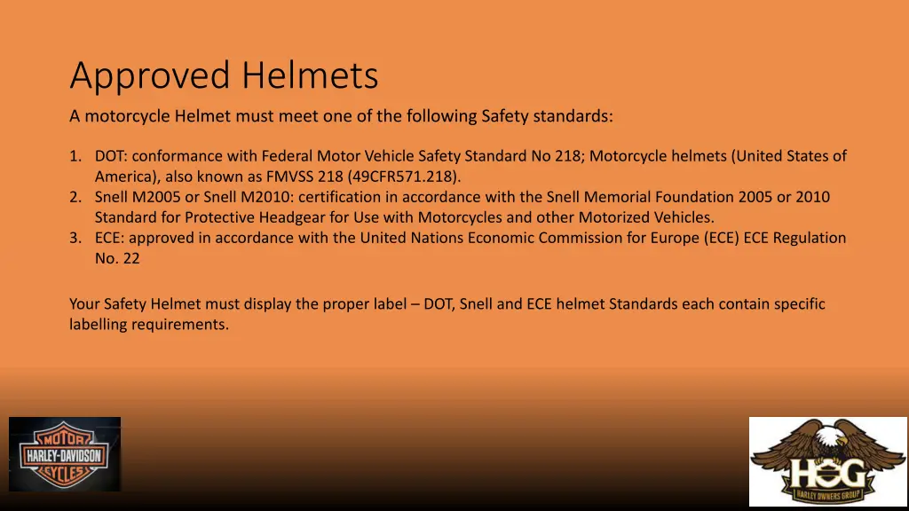 approved helmets a motorcycle helmet must meet