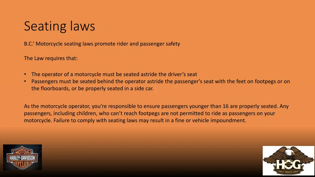 seating laws
