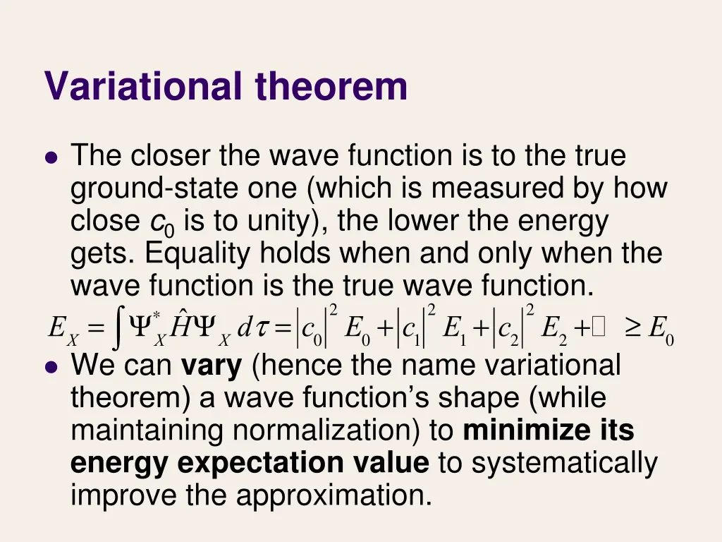 variational theorem 2