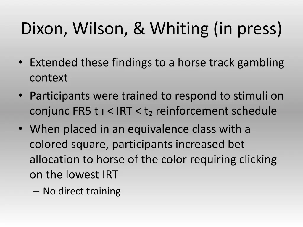 dixon wilson whiting in press