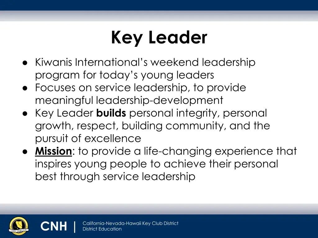 key leader