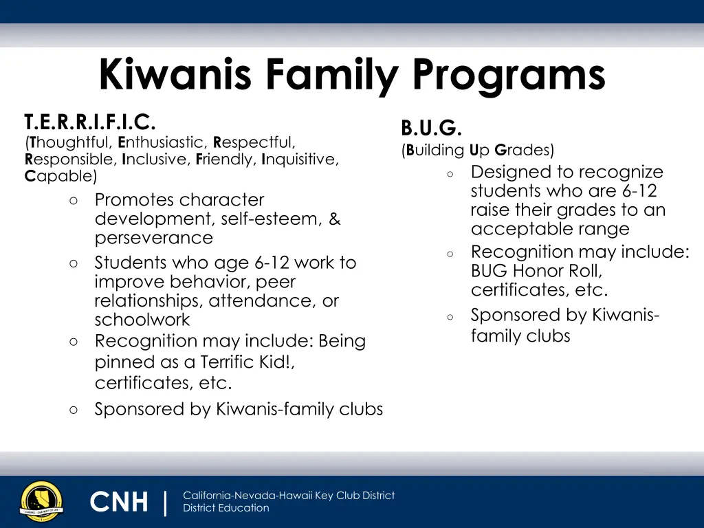 kiwanis family programs