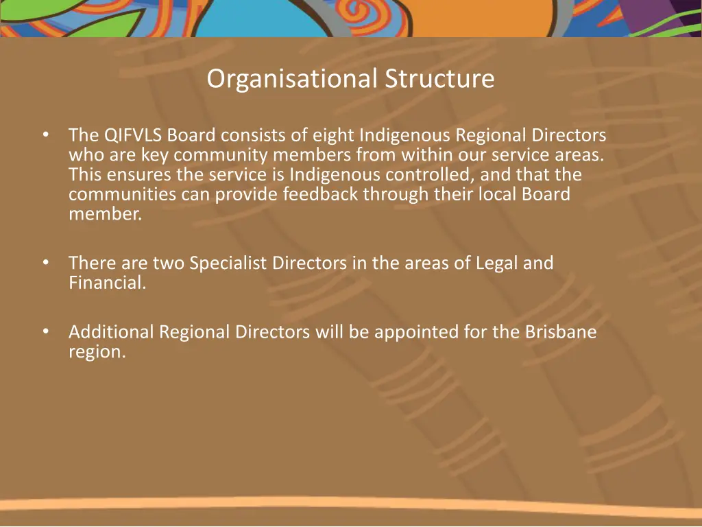 organisational structure
