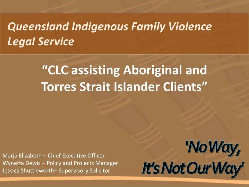 queensland indigenous family violence legal