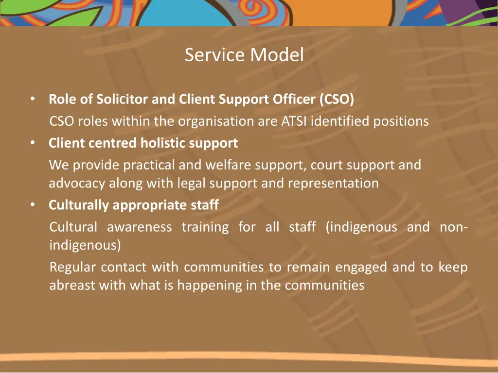 service model