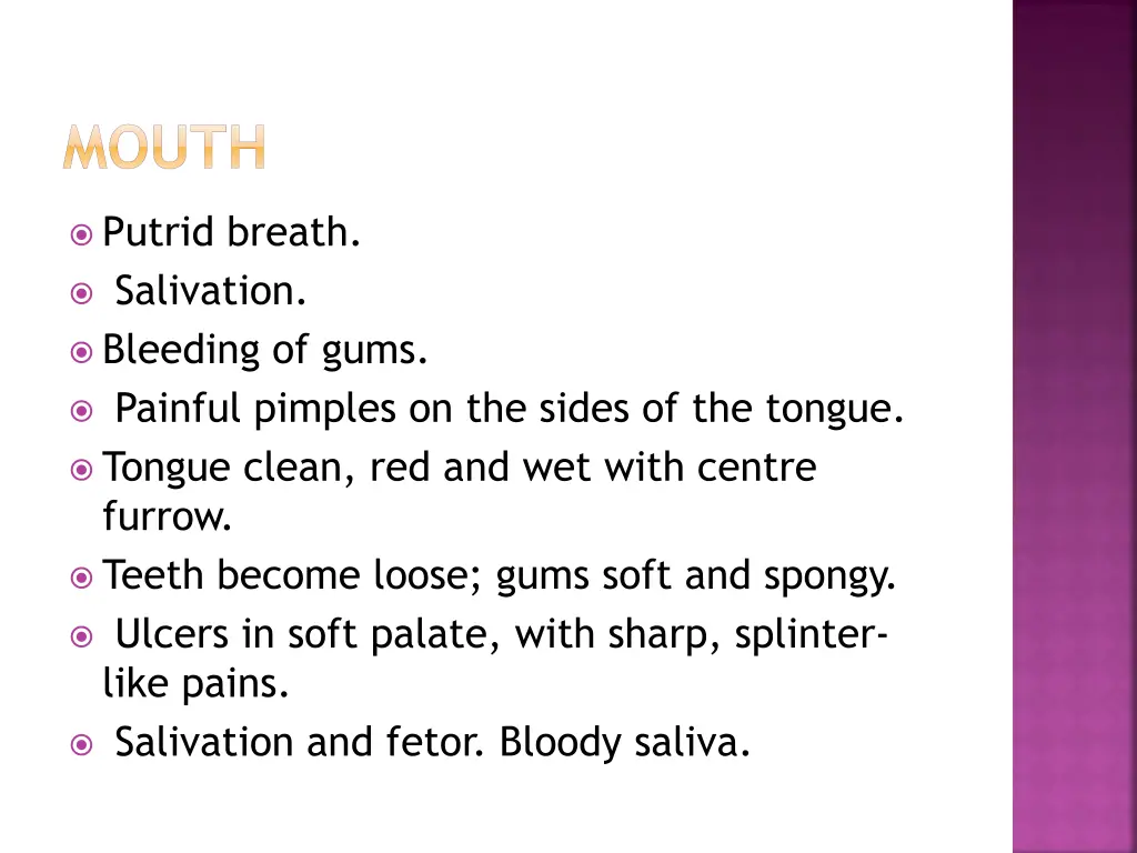 mouth