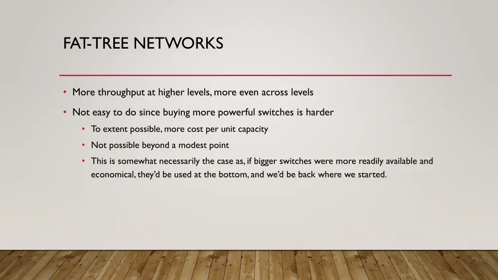 fat tree networks
