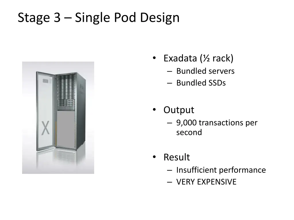 stage 3 single pod design
