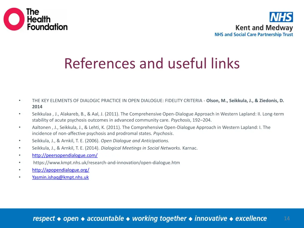 references and useful links