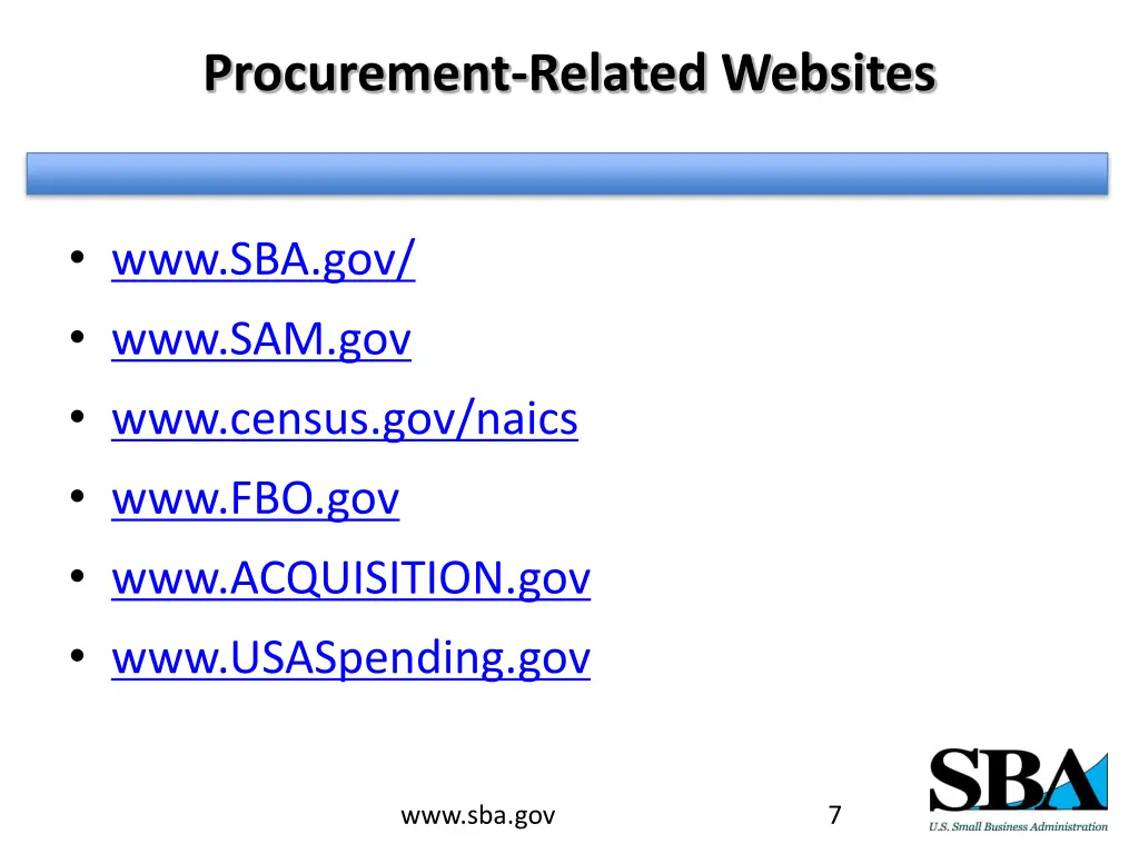 procurement related websites