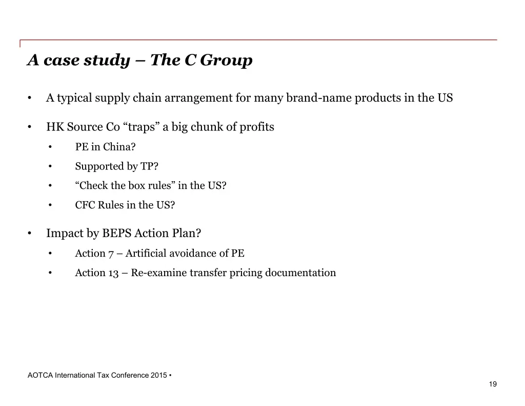 a case study the c group 3