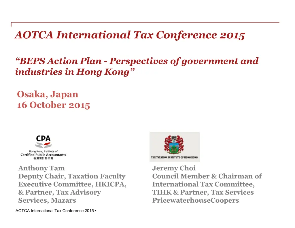 aotca international tax conference 2015