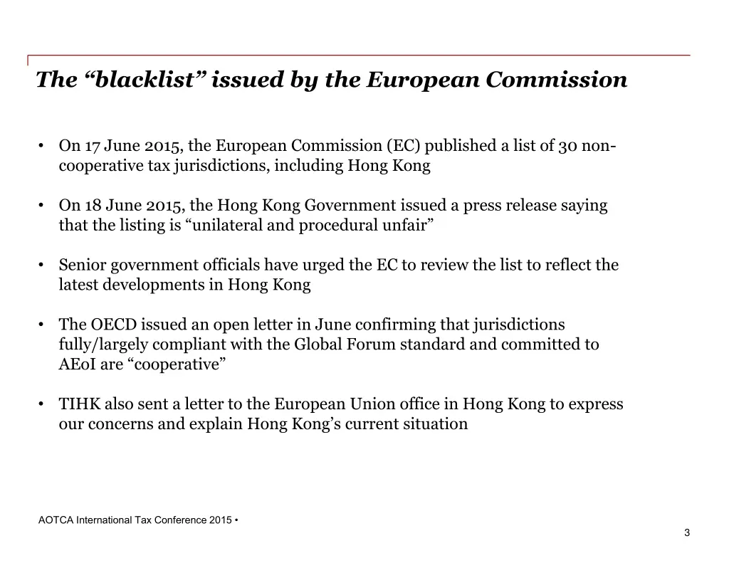 the bla c klist issued by the european commission