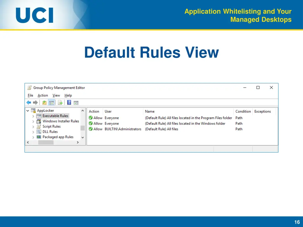 application whitelisting and your managed desktops 13