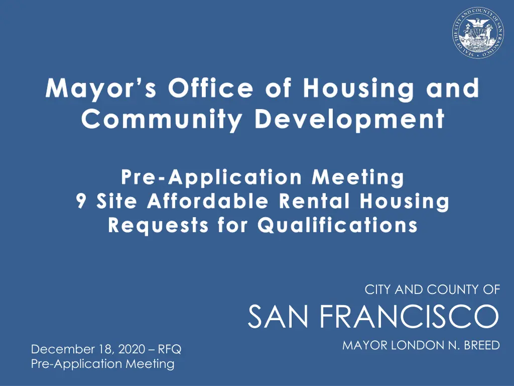 mayor s office of housing and community