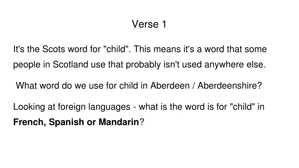 verse 1 1