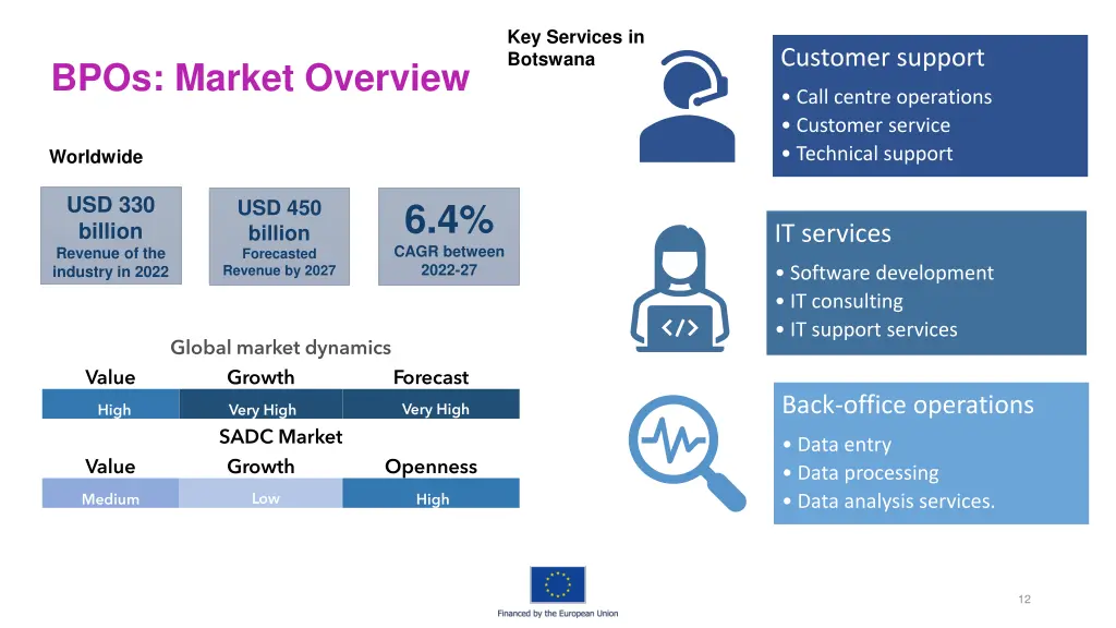 key services in botswana