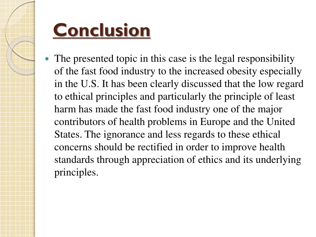 conclusion