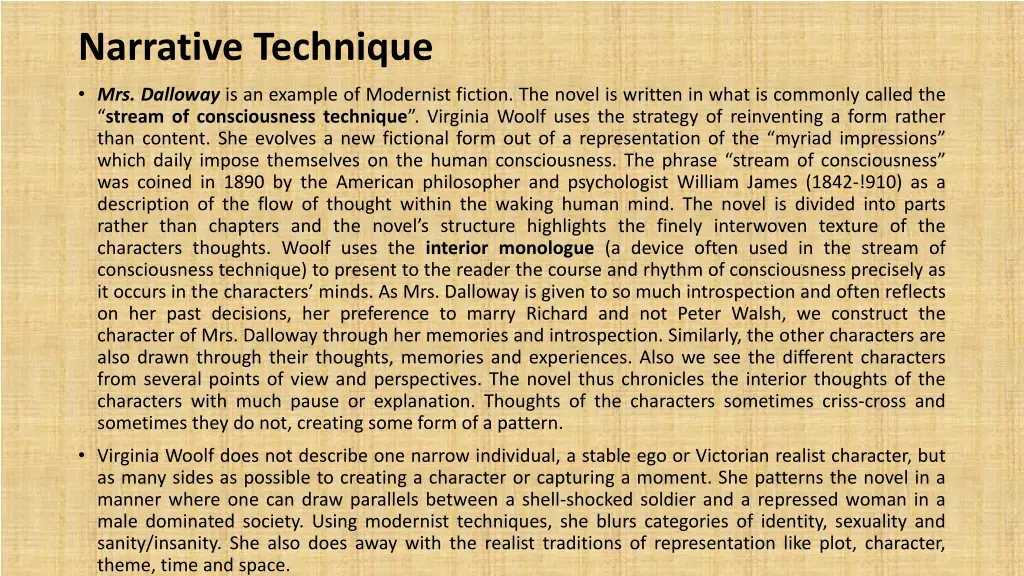 narrative technique