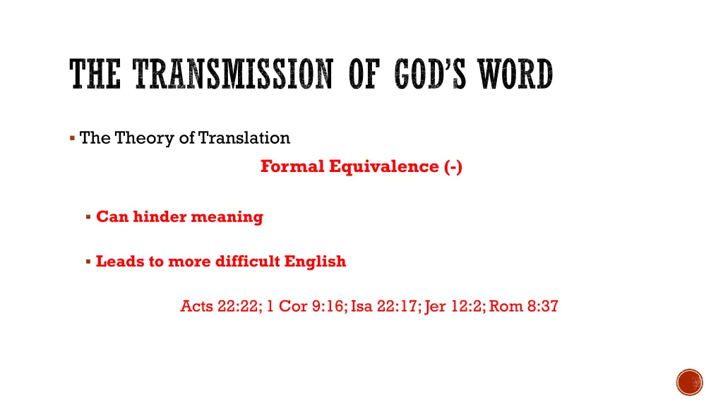 the transmission of god s word 11