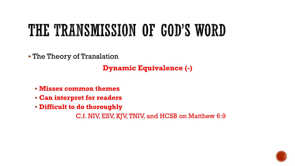 the transmission of god s word 16