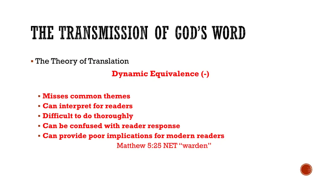 the transmission of god s word 17