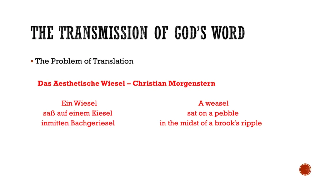 the transmission of god s word 21