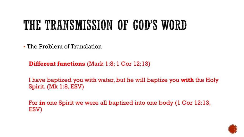 the transmission of god s word 28